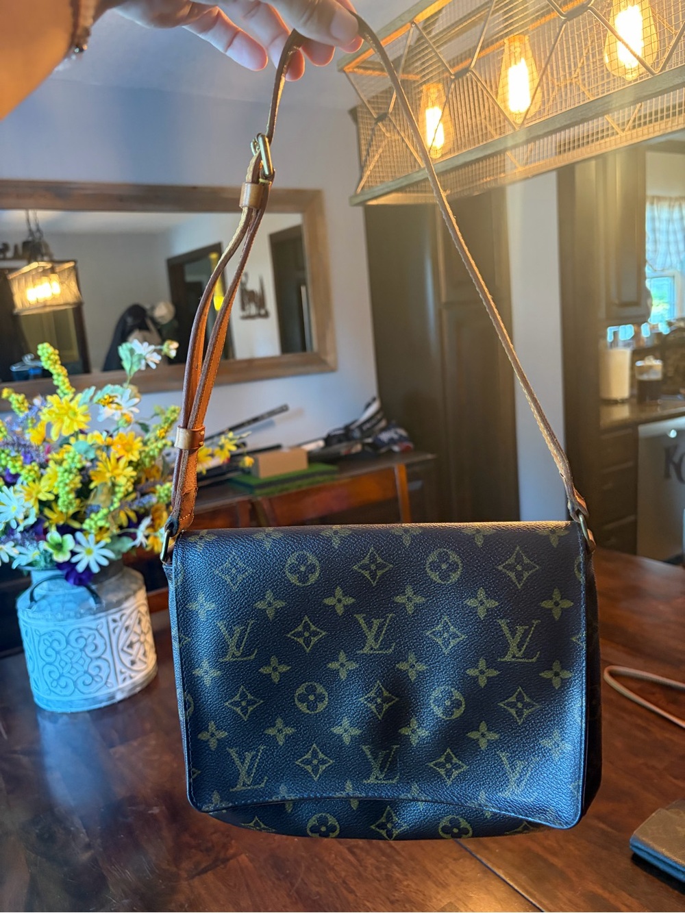 Authentic Louis Vuitton Monogram Musette Tango Short Strap Shoulder Bag